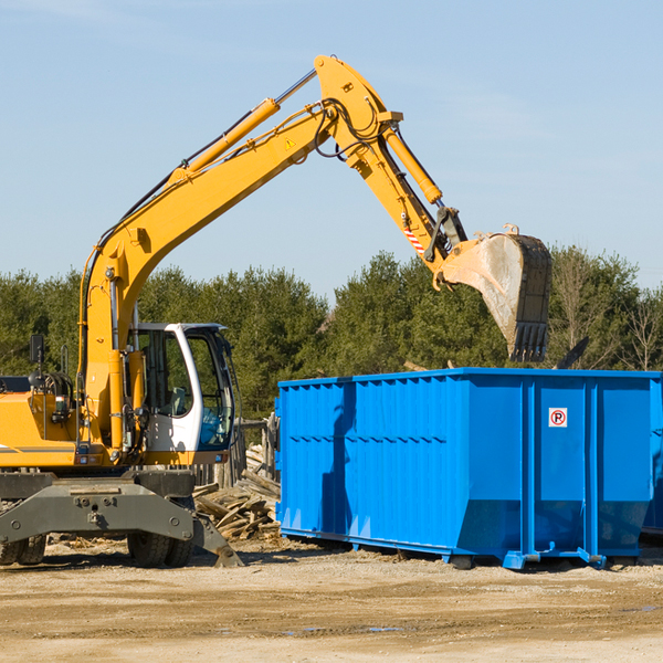 how many times can i have a residential dumpster rental emptied in Prospect Harbor ME